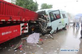 twenty three killed , china, road accident in china twenty three people killed